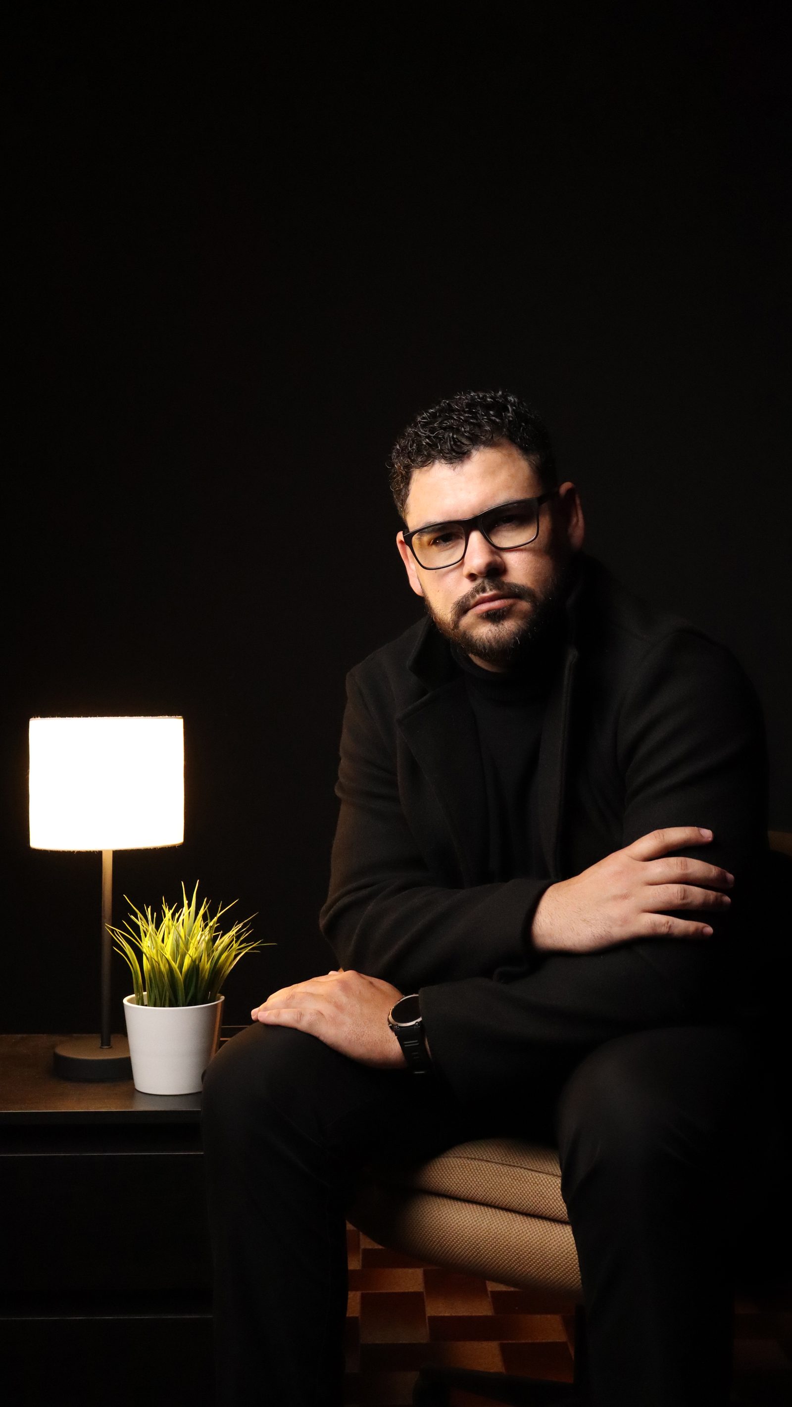 Retrato de Rangel Santos, fotógrafo